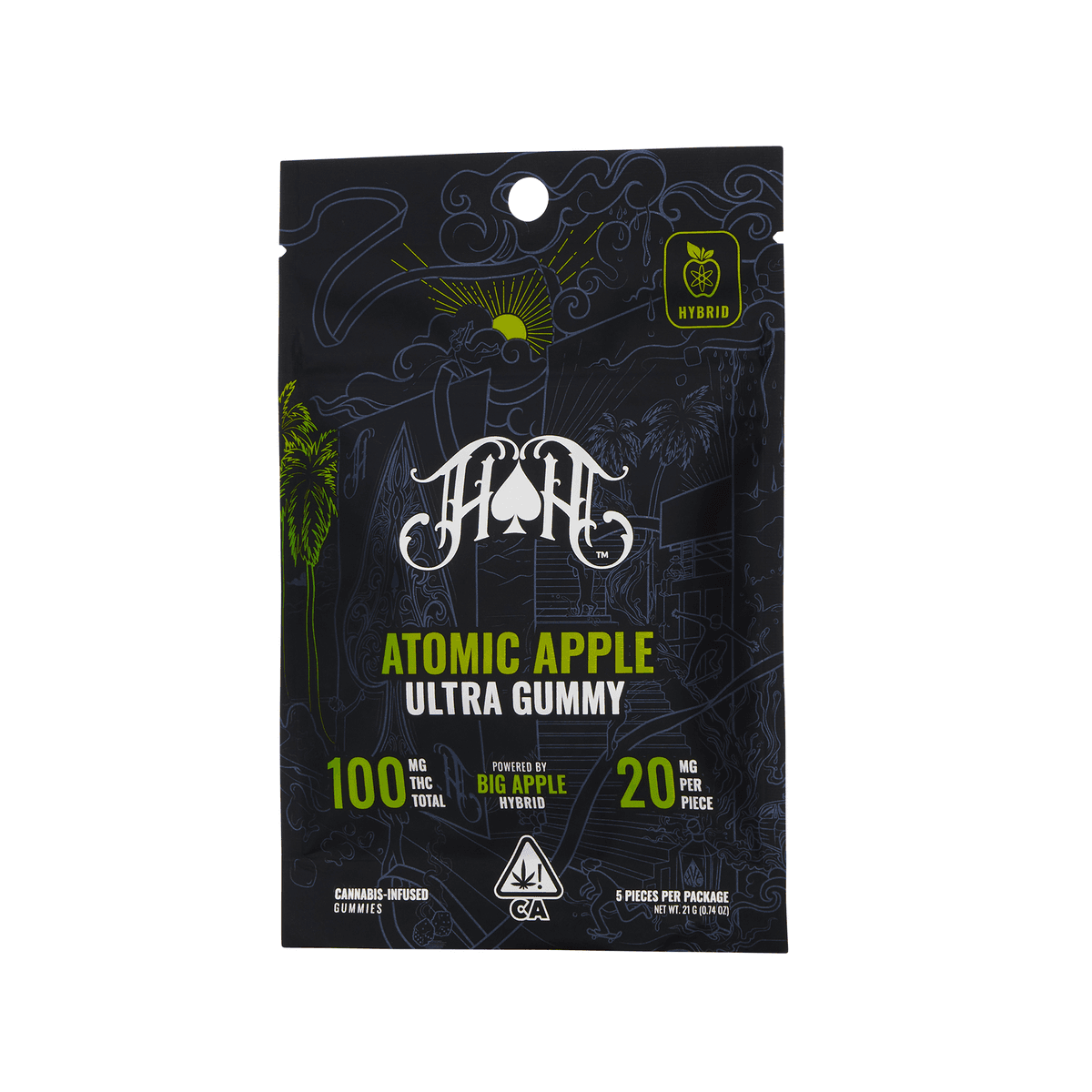 Atomic Apple | Hybrid - Ultra Pure Gummies - 100mg THC