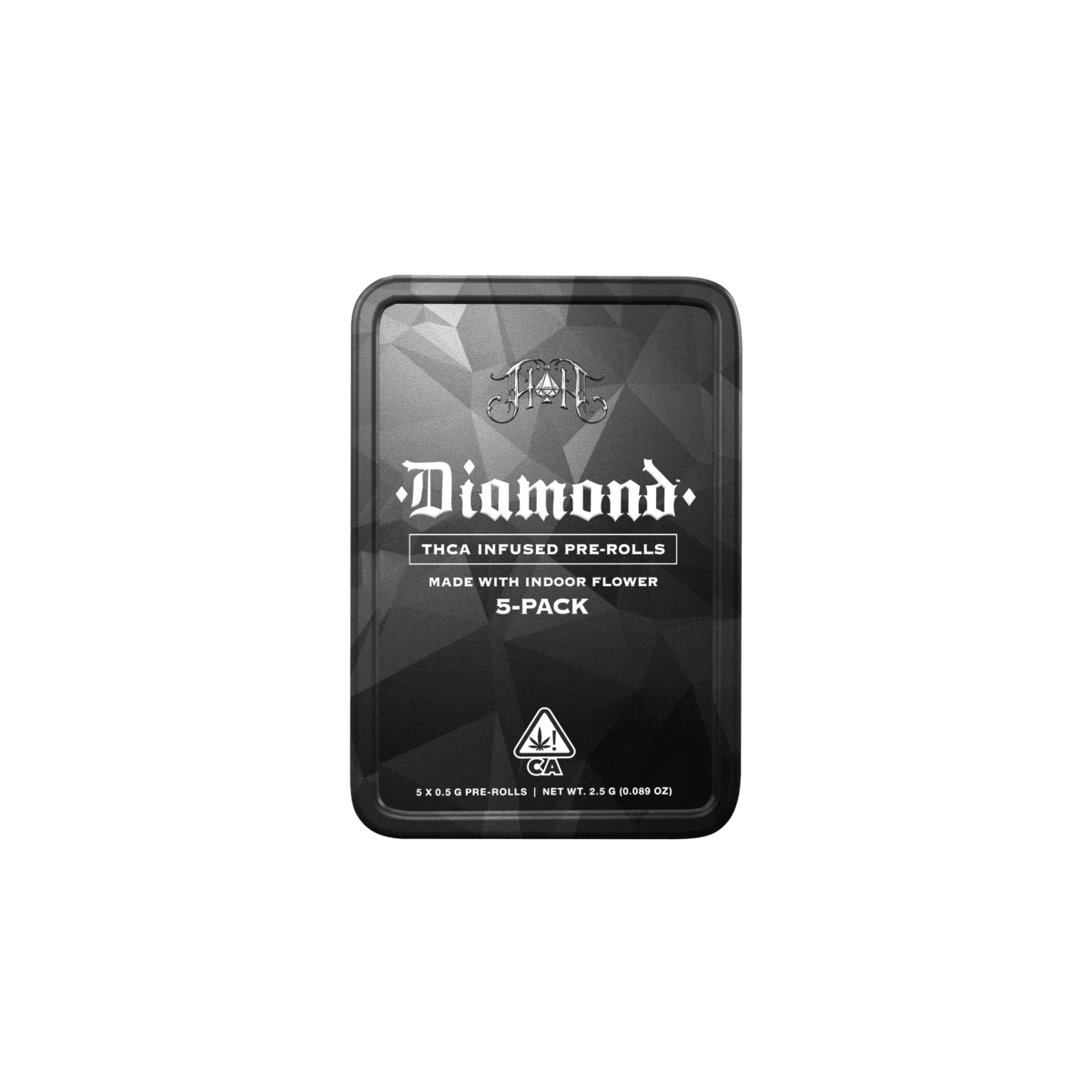 Blue Sherbert | Hybrid - Diamond THCA-Infused Pre-Rolls - 2.5G 5-Pack