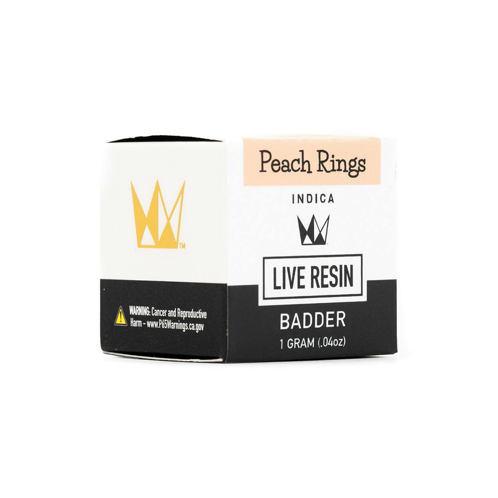 Peach Rings Live Resin Badder